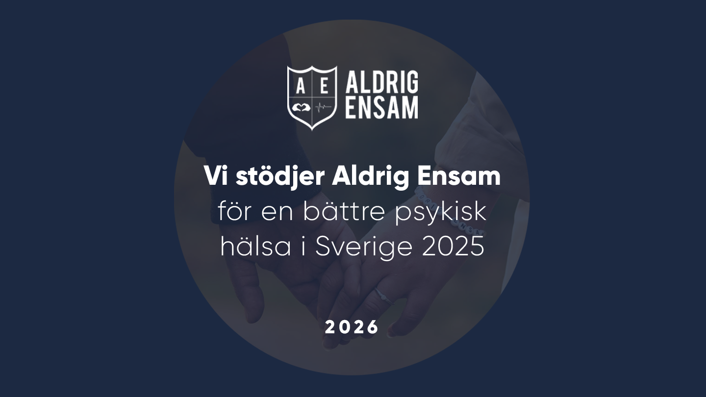 Jotun ger stöd för Aldrig Ensam 2026: Främja mental hälsa i Sverige 2025